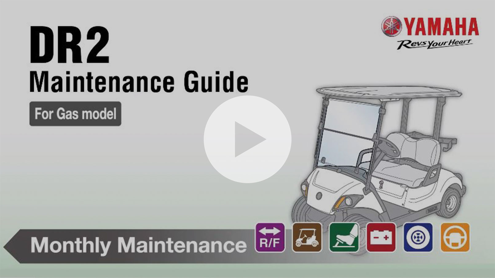 DR2 Maintenance Guide For Gas model Monthly Maintenance