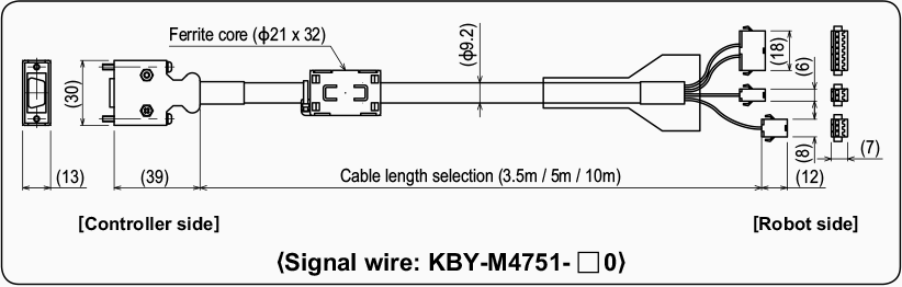 Signal wire : KBY-M4751-□0