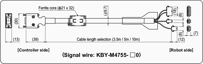 Signal wire : KBY-M4755-□0