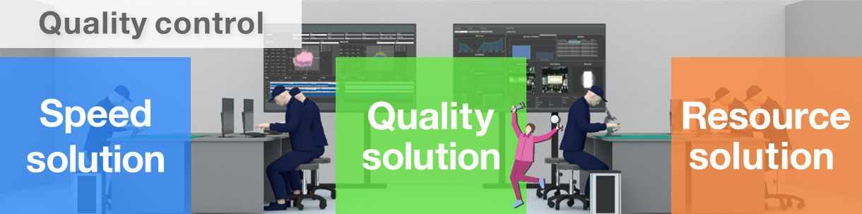 Realizing quality that satisfies  Quantity x Quality x Labor-saving: SMT solution