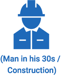 (Man in his 30s / Construction)