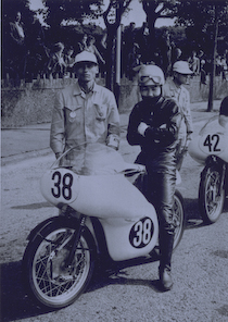 T. Noguchi on his RD48 at the Isle of Man