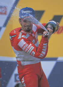 In round 10, the Czech GP, Biaggi took his first win of the season