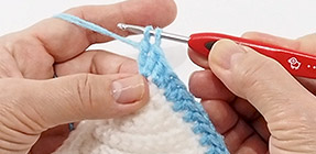 How to crochet the panels