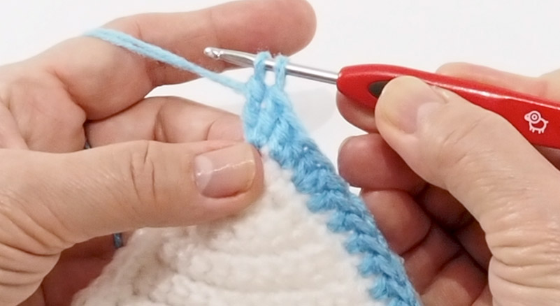 How to crochet the panels