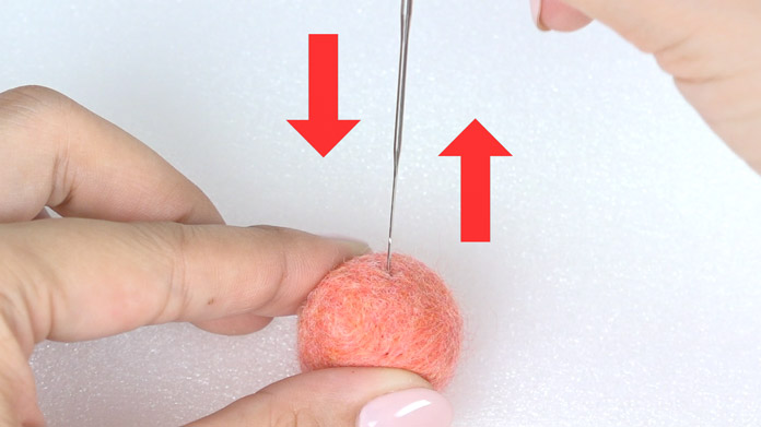 If you insert the needle vertically, remove it vertically.