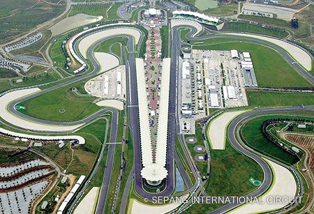 Sepang International Circuit This world-class racetrack located on the outskirts of Kuala Lumpur hosts the Malaysia round of MotoGP as well as the official pre-season tests.