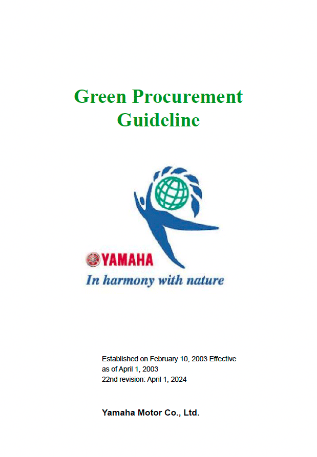 cover. Green Procurement Guideline