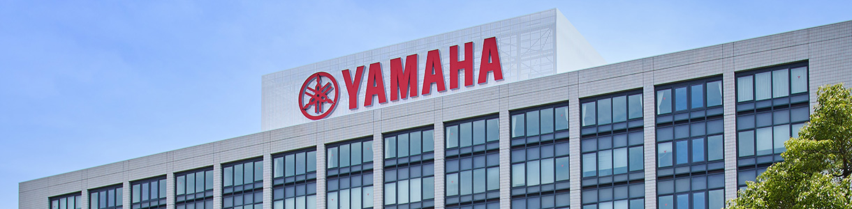 Yamaha Motor rooftop logo sign