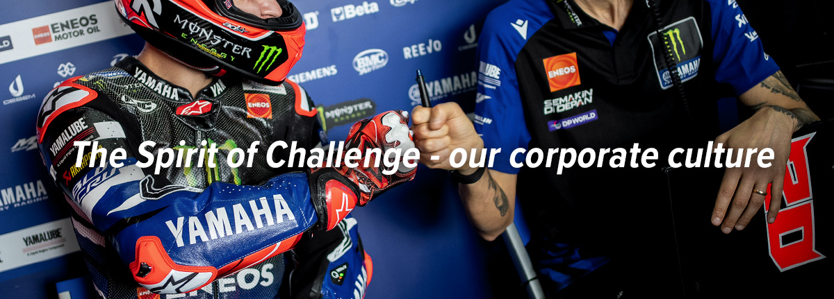 Racing image - The Spirit of Challenge - our corporate culture