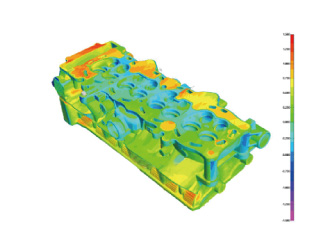 Non-contact (scanned) coordinate measurement