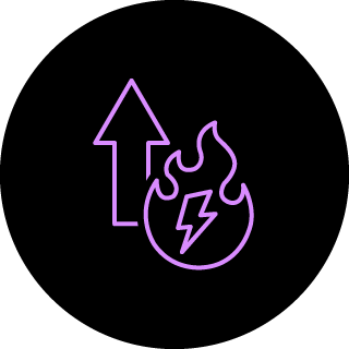 Increased power and riding range