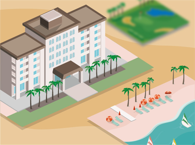 Manage the hotel/resort With golf course