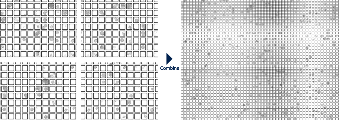 High-resolution tiling imaging