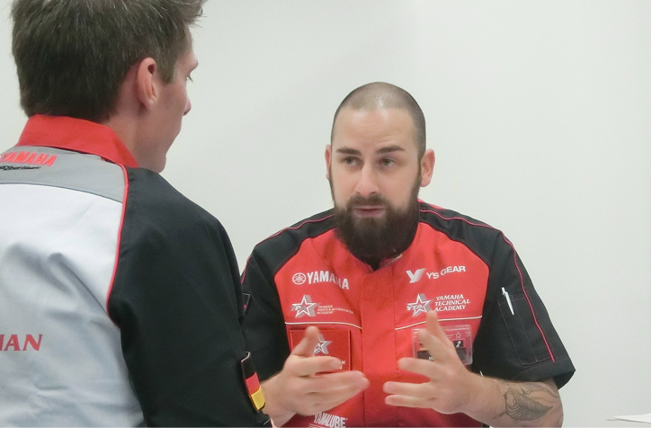 Scene from the customer service competition