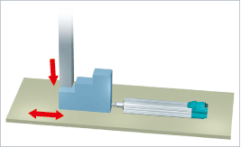 Contact stopper height change unit