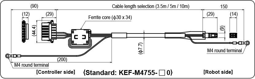 Standard : KEF-M4755-□0