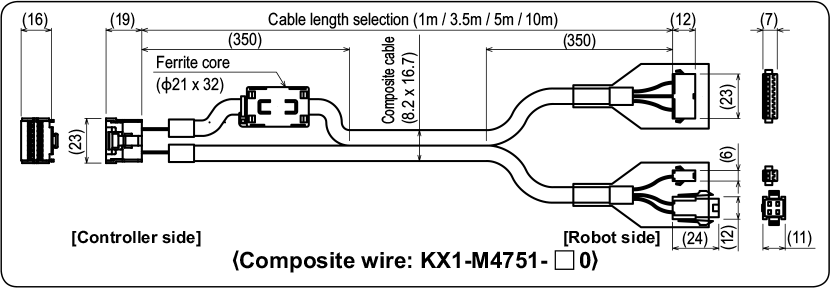 Composite wire : KX1-M4751-□0