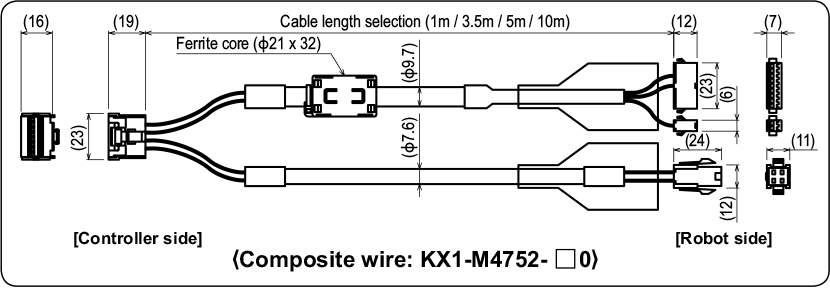 Composite wire : KX1-M4752-□0