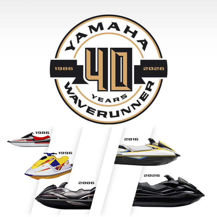 YAMAHA WaveRunner 40years