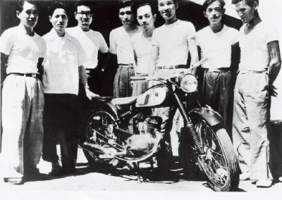Took up the challenge of the motorcycle business