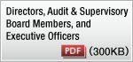Directors, Audit & Supervisory Board Members, and Executive Officers