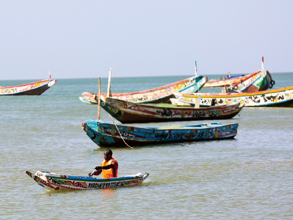 Using wooden boats