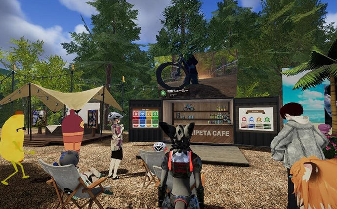 第2回「VR TRAIL最速王決定戦」ではパブリックビューイングを実施
