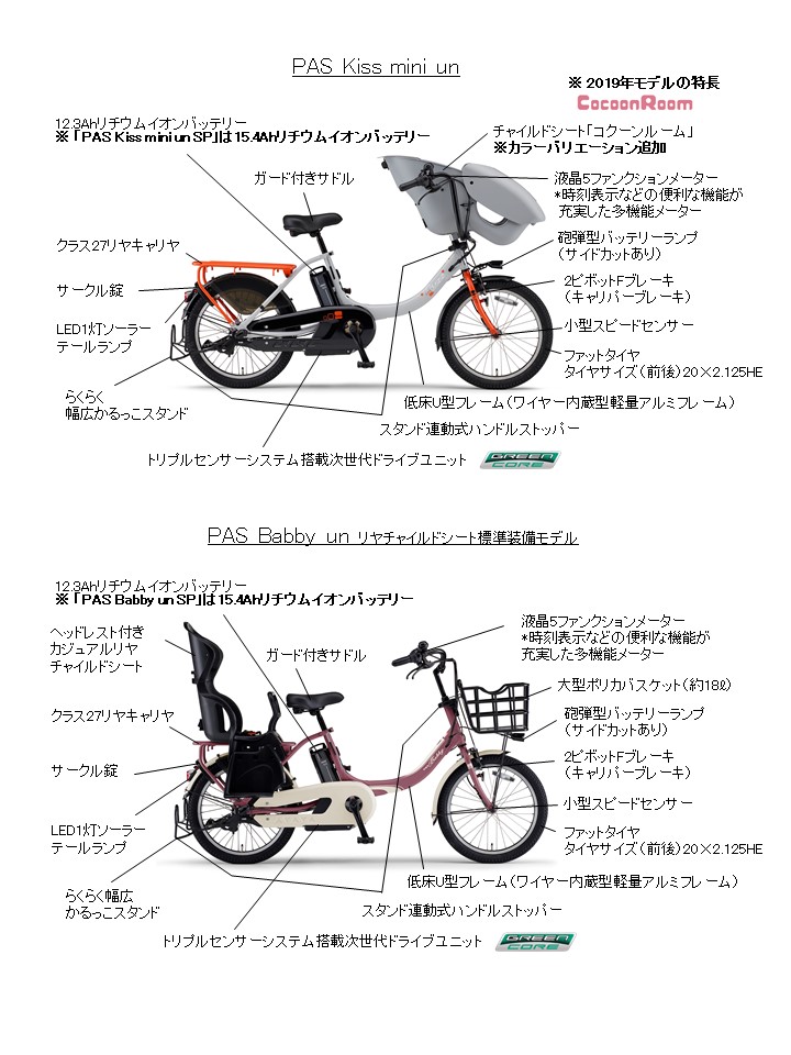 電動アシスト自転車「PAS」幼児2人同乗基準適合車 ファミリーモデル ...