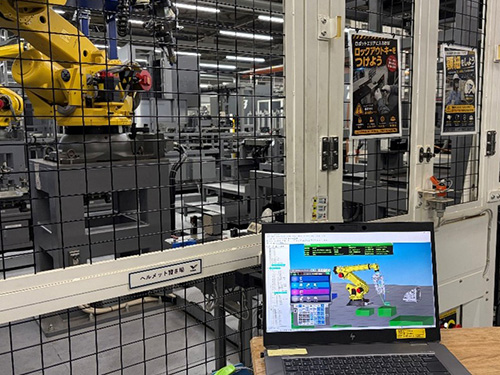 モーターサイクルエンジン最新加工ライン×ロボット動作最適化体験2