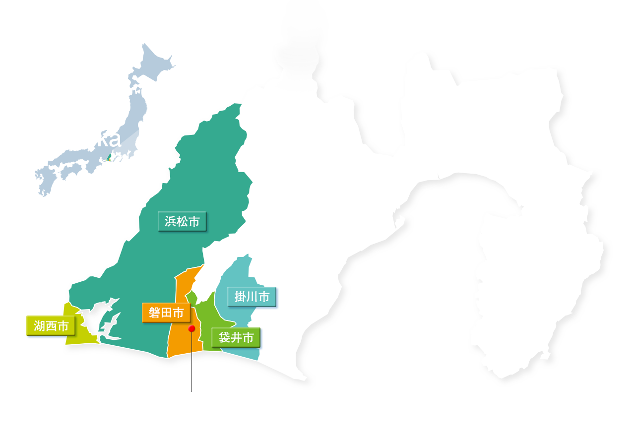 静岡西部地図