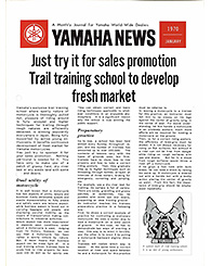 1970 Yamaha News No.1