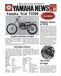 1973 Yamaha News No.8