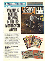 1981 Yamaha News No.11
