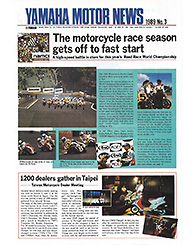 1989 Yamaha News No.3
