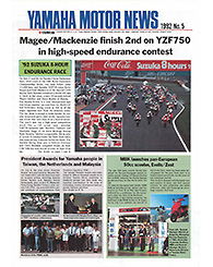 1992 Yamaha News No.5