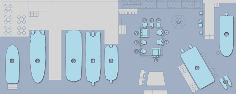 パシフィコ横浜会場メインブース会場図