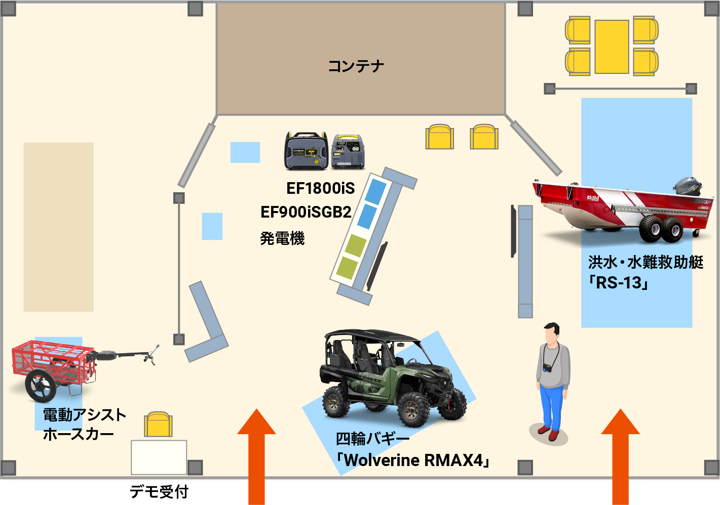 ヤマハ発動機ブースMAP