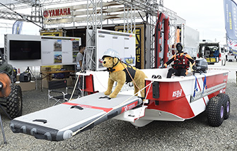 RESCUE EXPO in 立川 2022 ヤマハブース