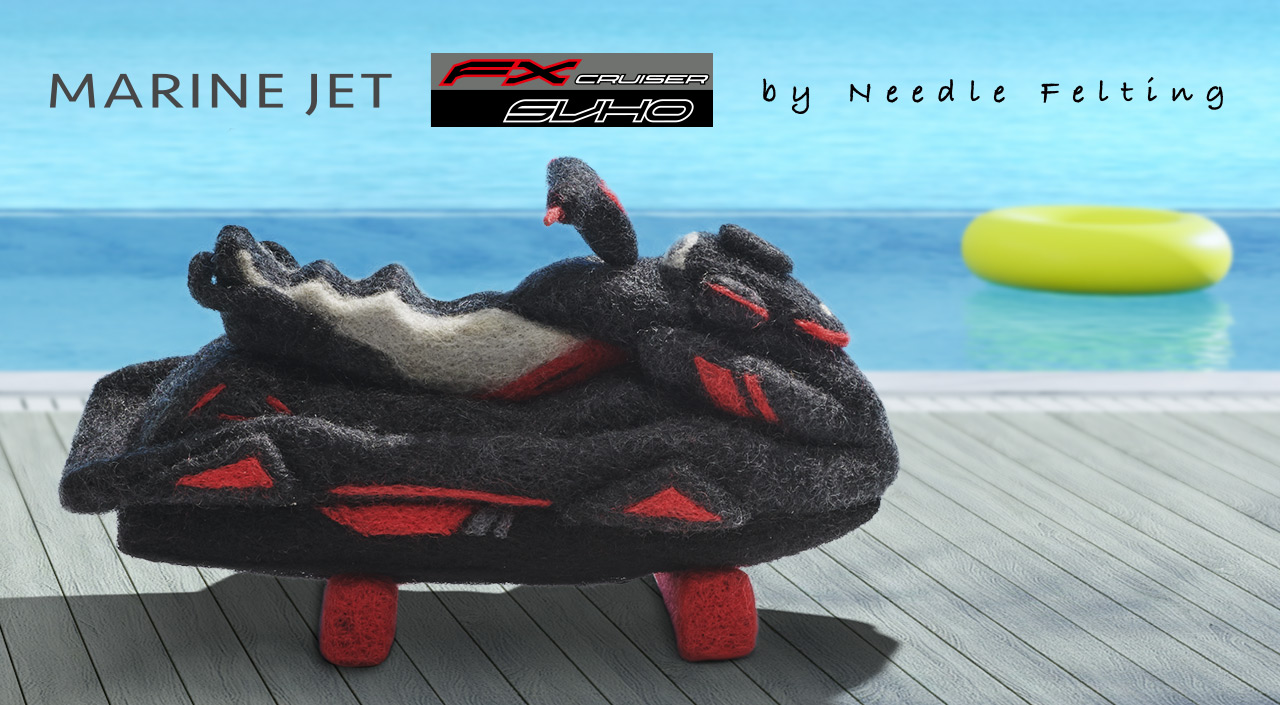 マリンジェット（MJ-FX Cruiser SVHO） by Needle Felting