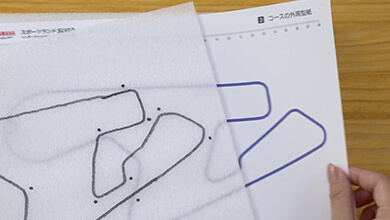 SUGOレーシングコースジオラマ