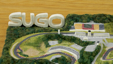 SUGOレーシングコースジオラマ