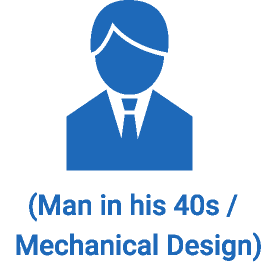 (Man in his 40s /  Mechanical Design)