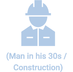 (Man in his 30s / Construction)