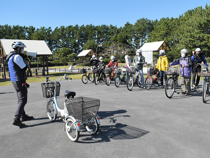 行政と連携して電動アシスト自転車の安全を普及