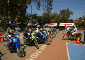 YRA motorcycle program in Africa targeted at general users