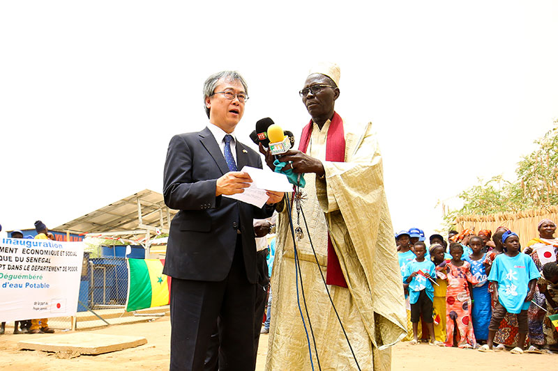 Handover Ceremony (Senegal) for the Yamaha Clean Water Supply System