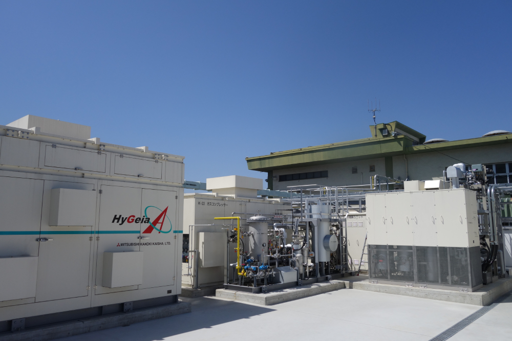 Fukuoka City hydrogen production facility