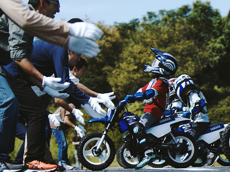 Yamaha's Parent-Child Motorcycle Class has been held successively in Japan for three decades.