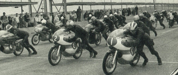 P. Read (#1) and M. Duff in the opening round American GP